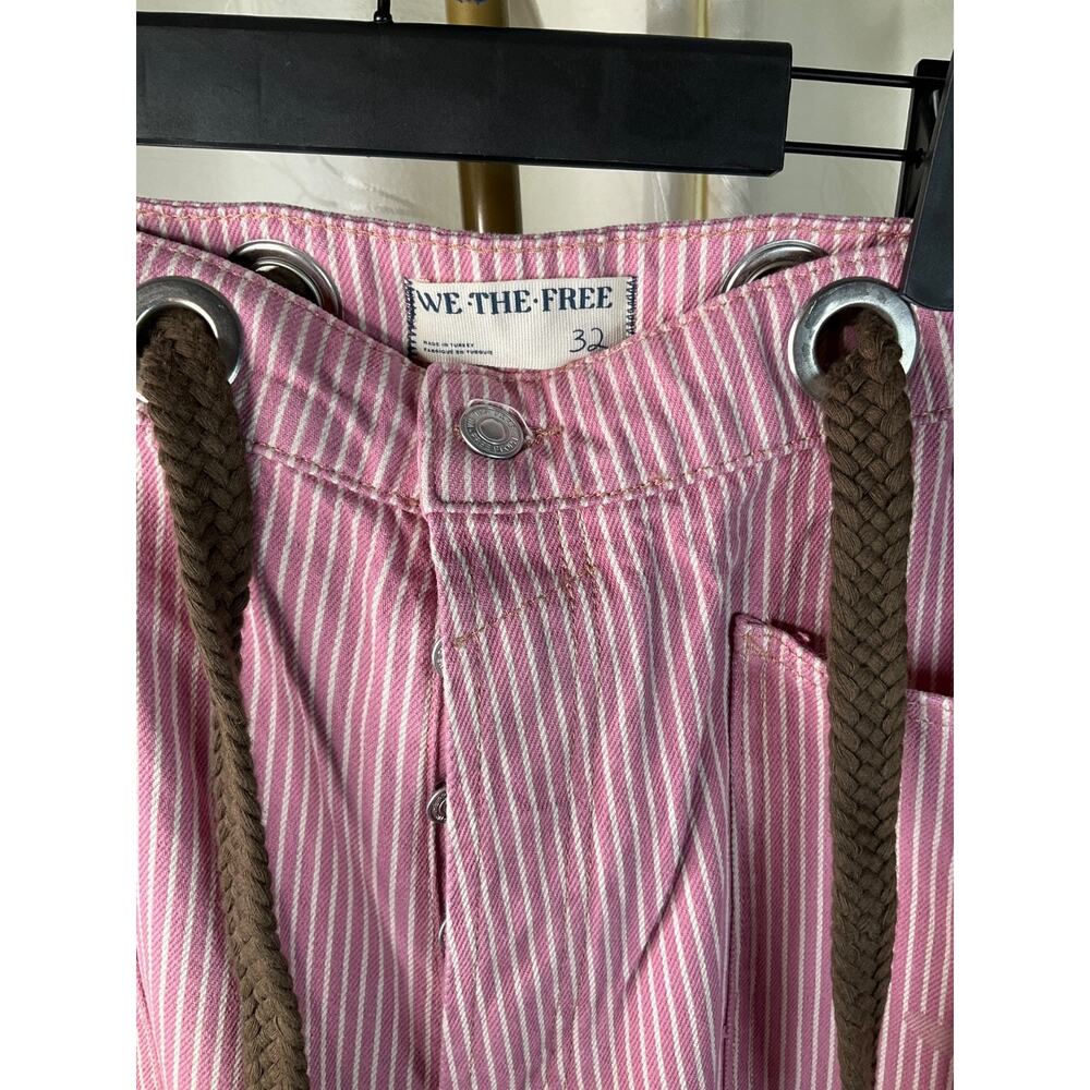 NWOT Free People LIMITED EDITION!! Moxie Railroad Jean, Size 31/Size 12 - Picture 6 of 9